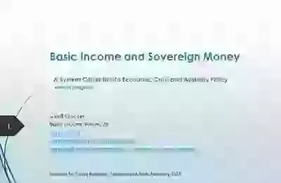 Soundtrack of presentation ‘Basic Income and Sovereign Money’